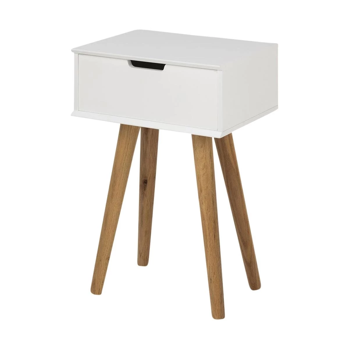 Lisomme Fabienne Houten Nachtkastje Wit