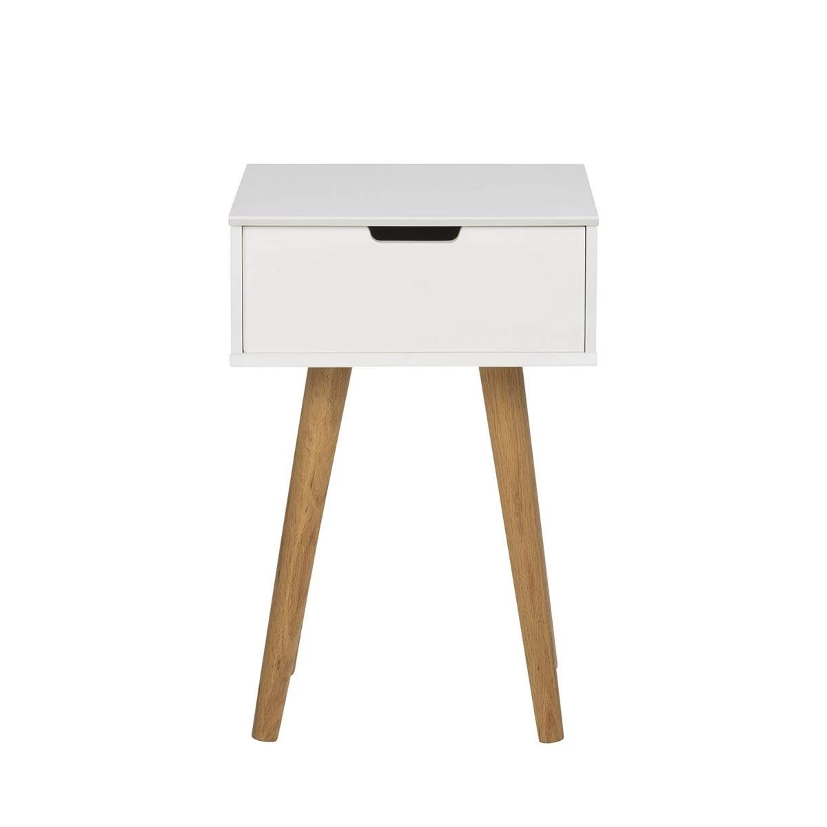 Lisomme Fabienne Houten Nachtkastje Wit - Afbeelding 4