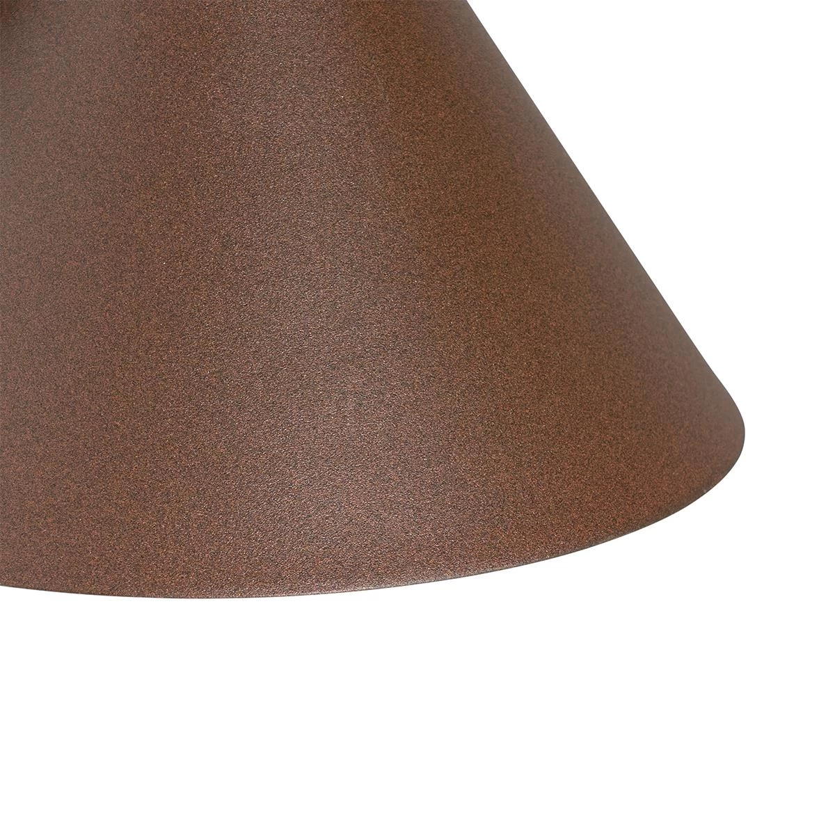 QAZQA Industriƫle Buitenwandlamp Roestbruin Kegel IP44 - Natas - Afbeelding 6