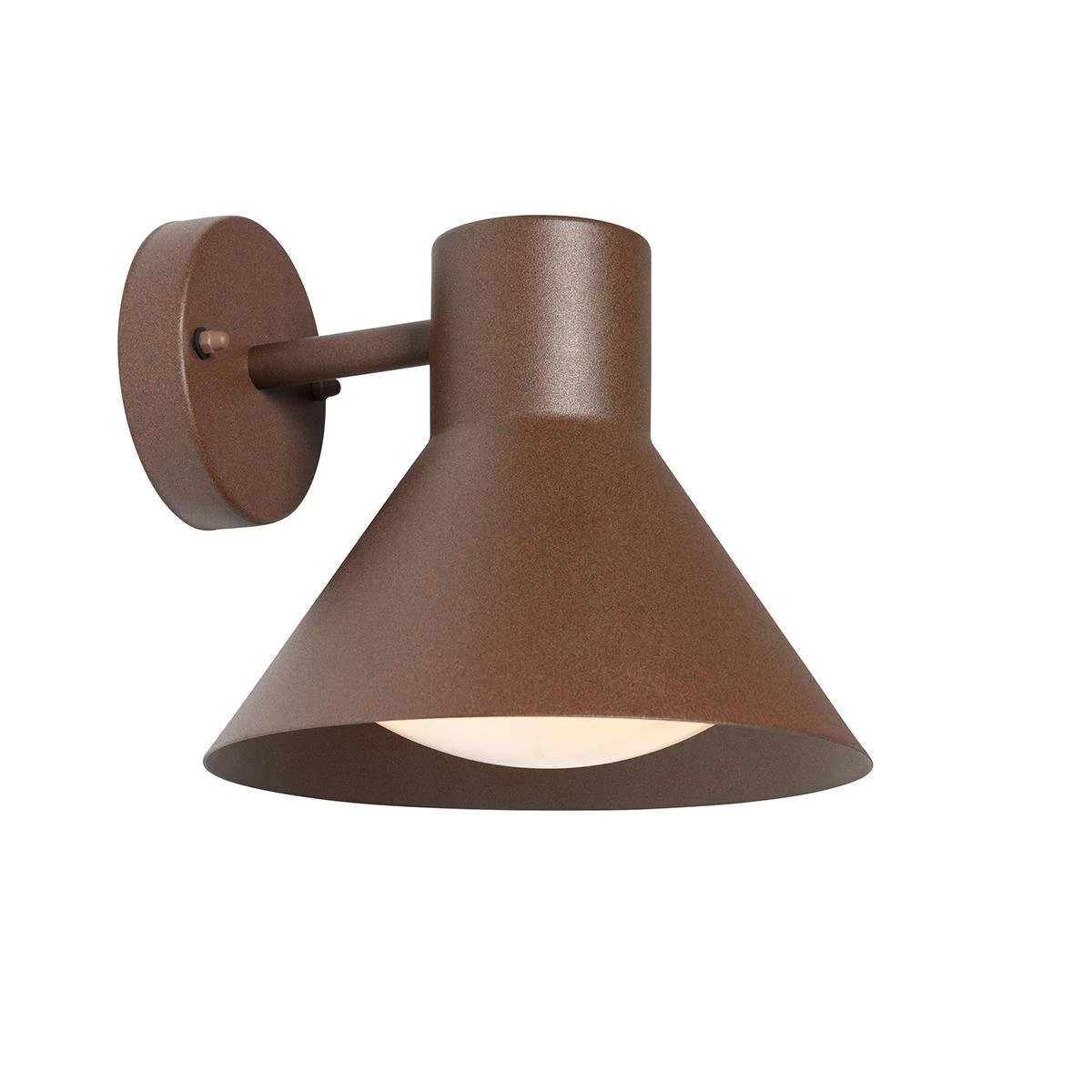 QAZQA Industriƫle Buitenwandlamp Roestbruin Kegel IP44 - Natas - Afbeelding 7