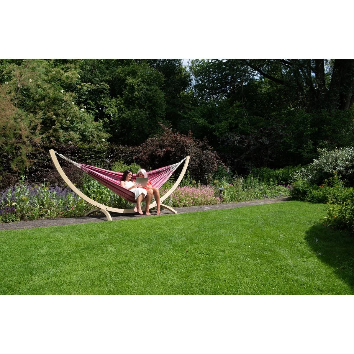 Tropilex® Hangmatstandaard Tweepersoons Wood Hout - Afbeelding 7