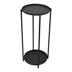 LOFT42 Vase Plantenzuil - Metaal - Mat Zwart - Ø30x70