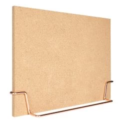 QUVIO Staande Memo|kurkbord Met Prikkers En Houder In Rosé Goud