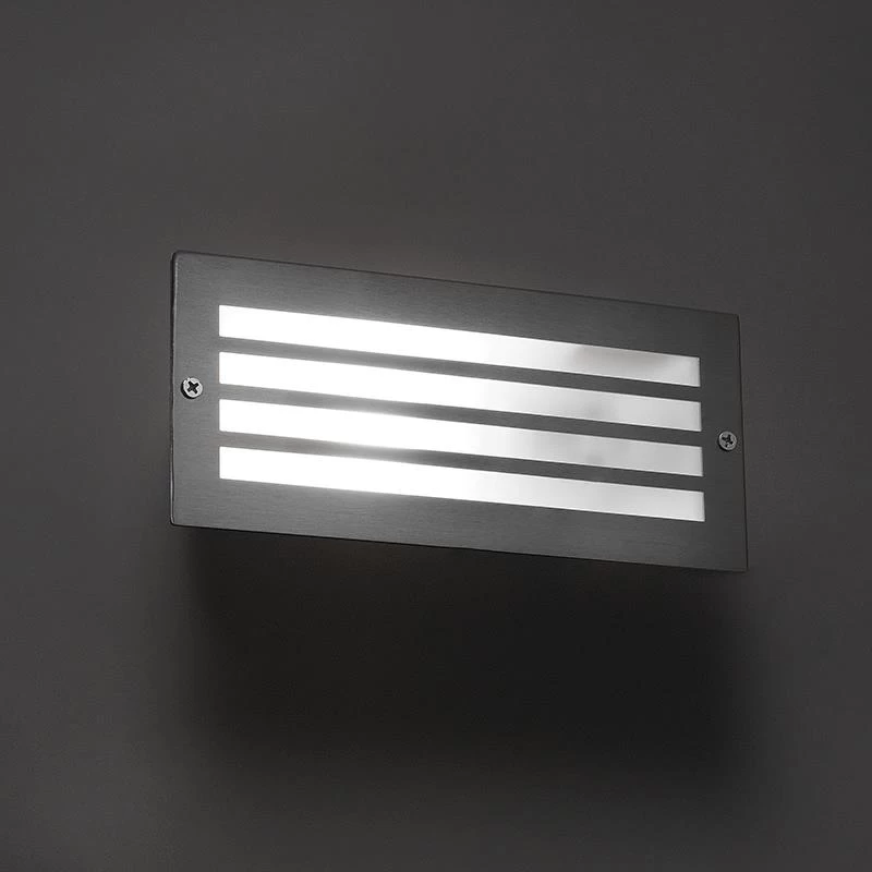 QAZQA Moderne Inbouwlamp Staal IP44 - Hurricane - Afbeelding 6