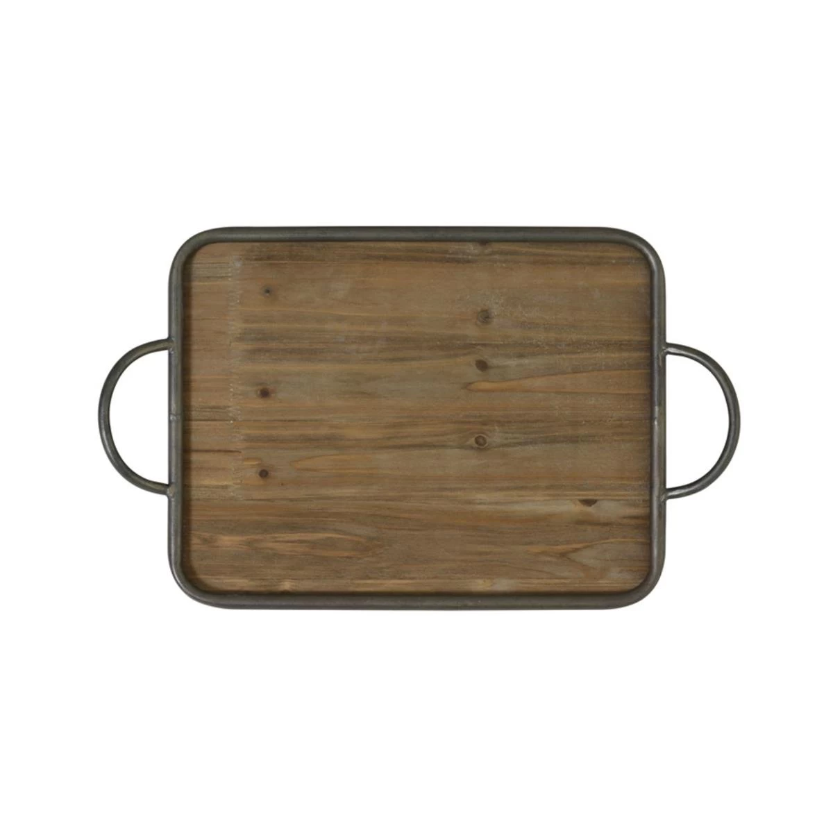 Light & Living Dienblad Moulon - Hout|Zink - 51,5x31x5,5cm - Afbeelding 4