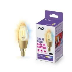 WiZ Kaarslamp Filament - Slimme LED-Verlichting - Warm- Tot Koelwit L…
