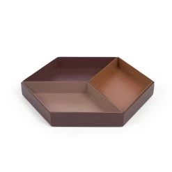 Kave Home - Dienbladen Elides Set Van 3 In Veelkleurig Metaal