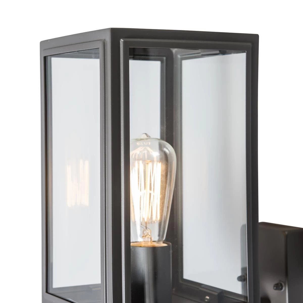 QAZQA Industriƫle Buitenwandlamp Grijs IP44 - Sutton Up - Afbeelding 7
