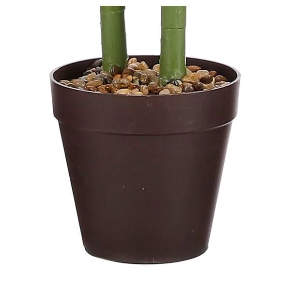 Mica Decorations Caladium Kunstplant - H100 X Ø50 Cm - Lichtgroen - Afbeelding 3