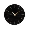 Mica Decorations Brixen Wandklok - Ø35,5 Cm - Zwart