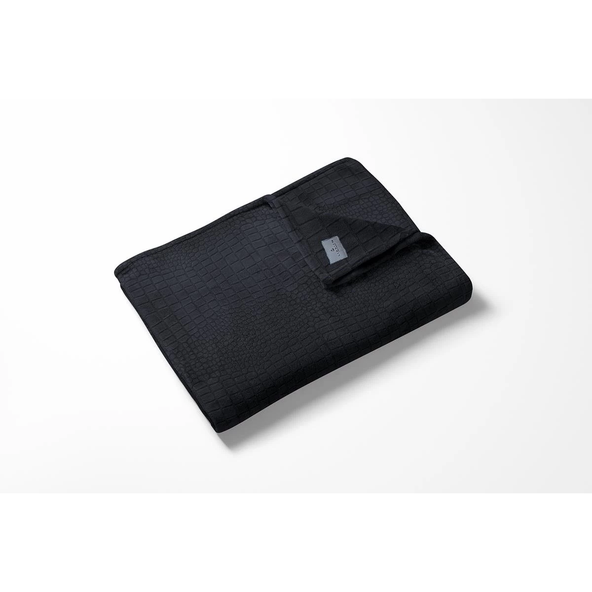 LINNICK Flanel Fleece Deken Croco - Zwart - 140x200cm