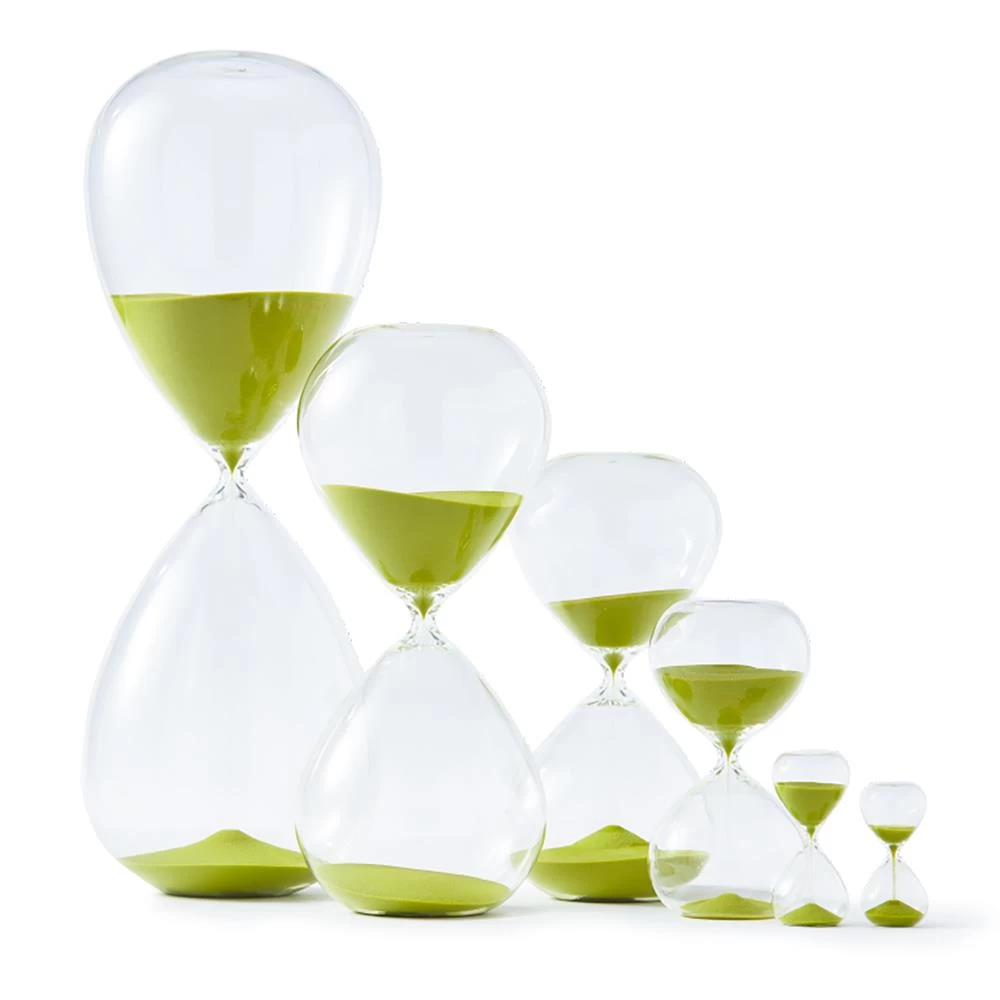POLSPOTTEN Sandglass Zandloper - S - Light Green - Afbeelding 4