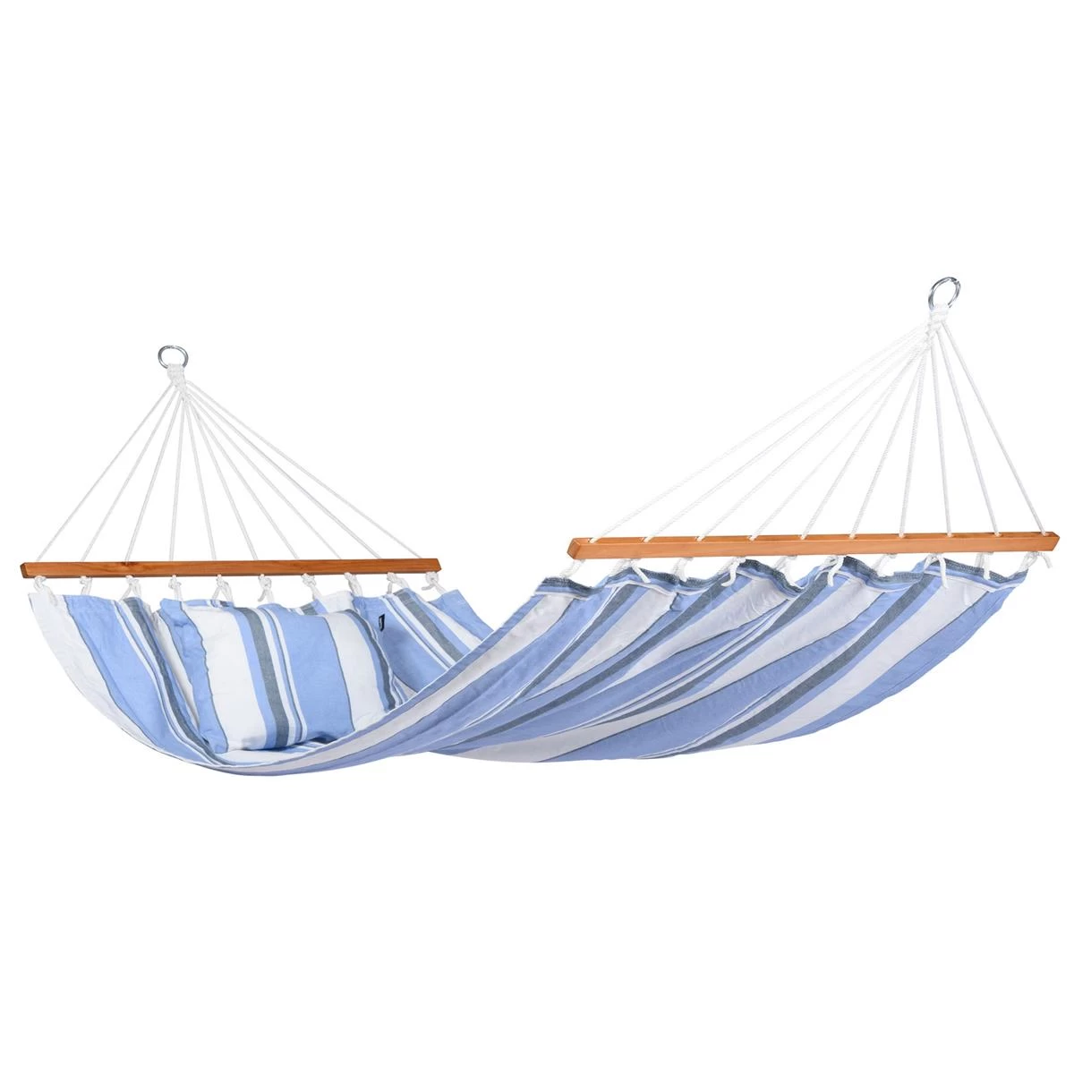 Tropilex® Hangmat Eénpersoons Curaçao Air Blauw - Afbeelding 3