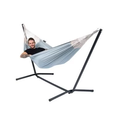 Tropilex® Hangmat Eénpersoons Curaçao Air Blauw - Afbeelding 2