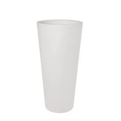 Elho Pure Straight Round High Plantenbak Ø 50 Cm - Wit
