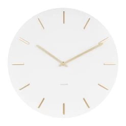Karlsson Charm Wandklok Ø 45 Cm - Wit