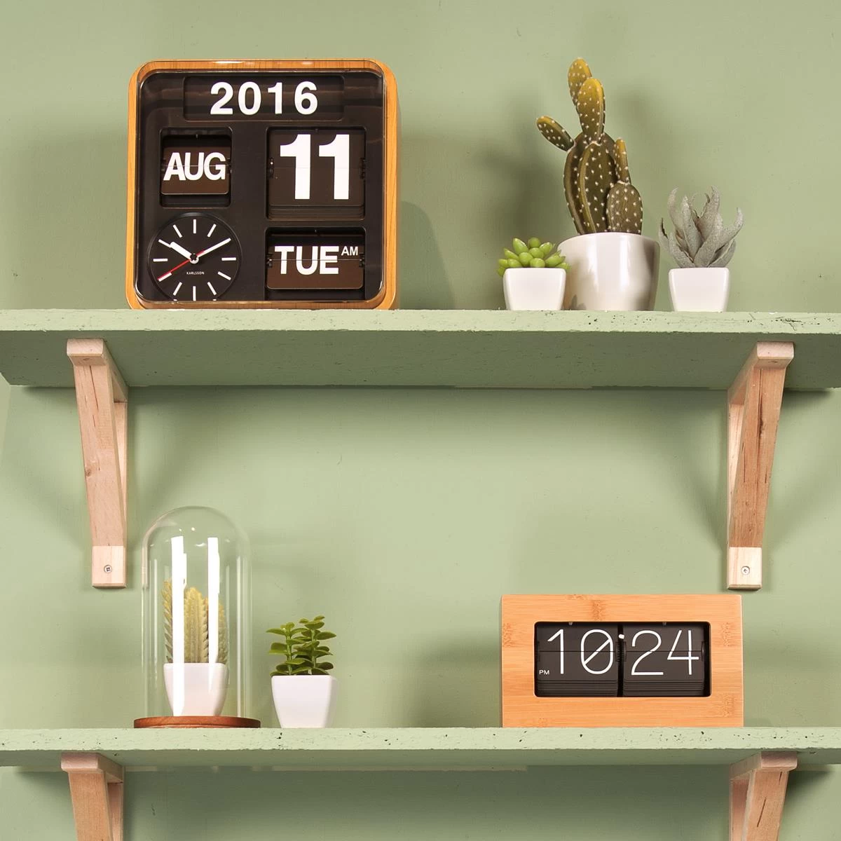 Karlsson Mini Flip Wandklok 24,5 X 24,5 Cm - Afbeelding 4