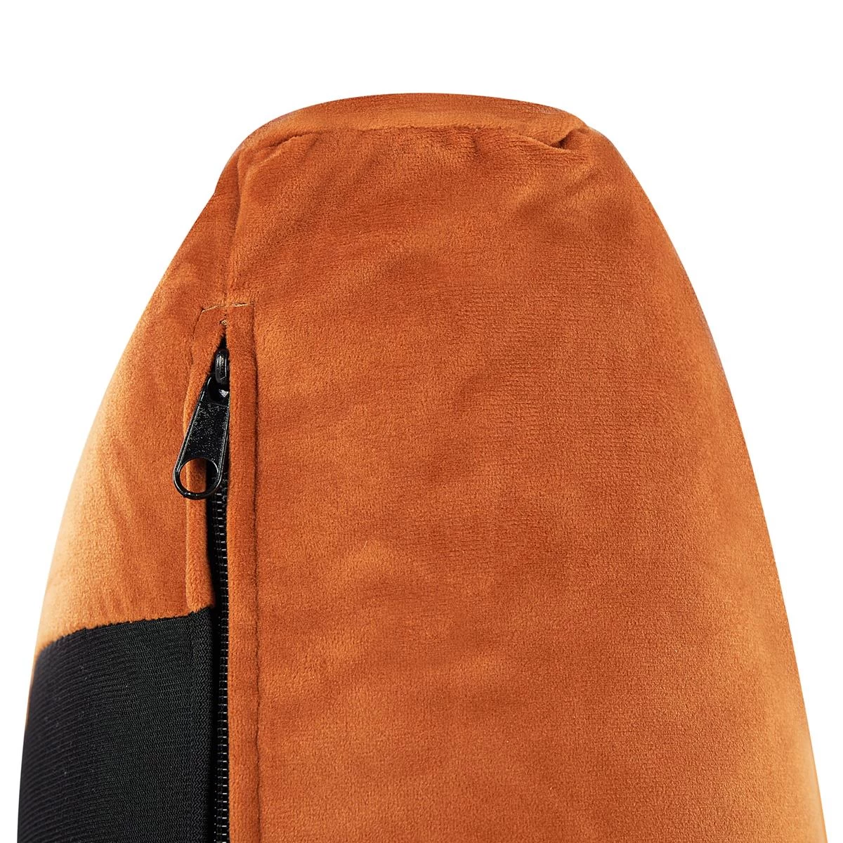 Beliani - MELLE - Tweepersoonsbed - Oranje - 180 X 200 Cm - Fluweel - Afbeelding 8