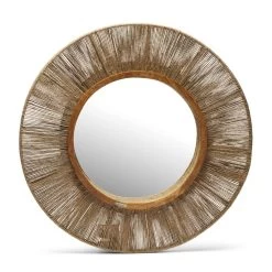 Riviera Maison Spiegel Decoratieve Rand, Wandspiegel - Lupine Rope