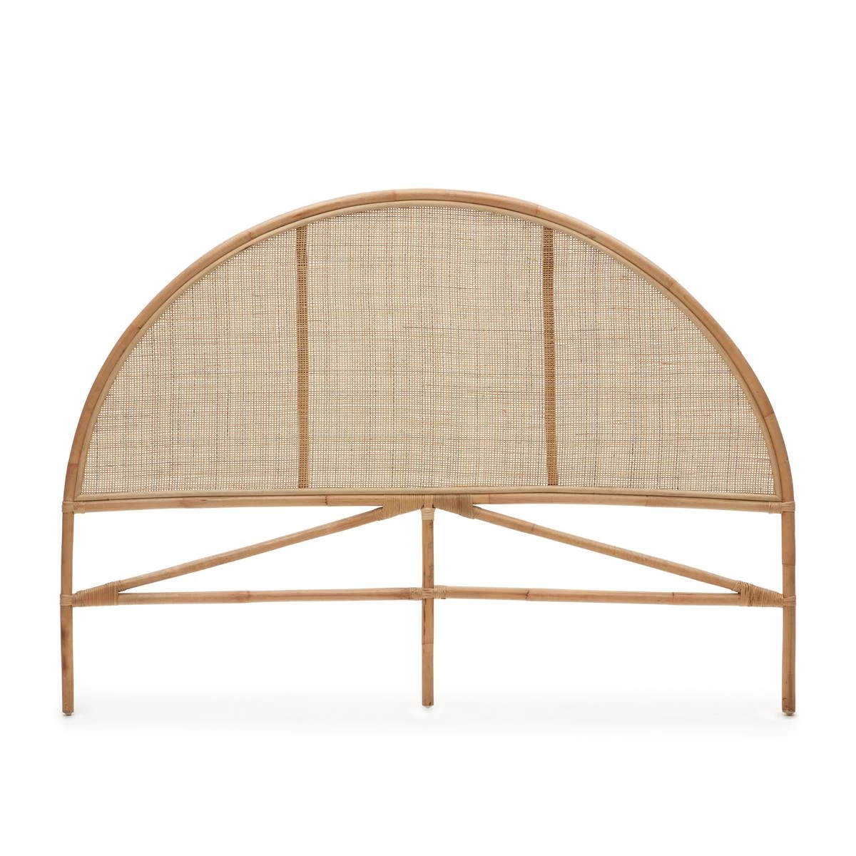Kave Home - Quiterie Rond Rotan Hoofdeinde Met Natuurlijke Afwerking - Afbeelding 2