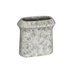 PTMD Nimma Bloempot - 30 X 15 X 28 Cm - Cement - Grijs