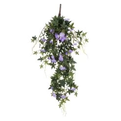Mica Decorations Petunia Kunst Hangplant - H80 X Ø20 Cm - Lichtpaars