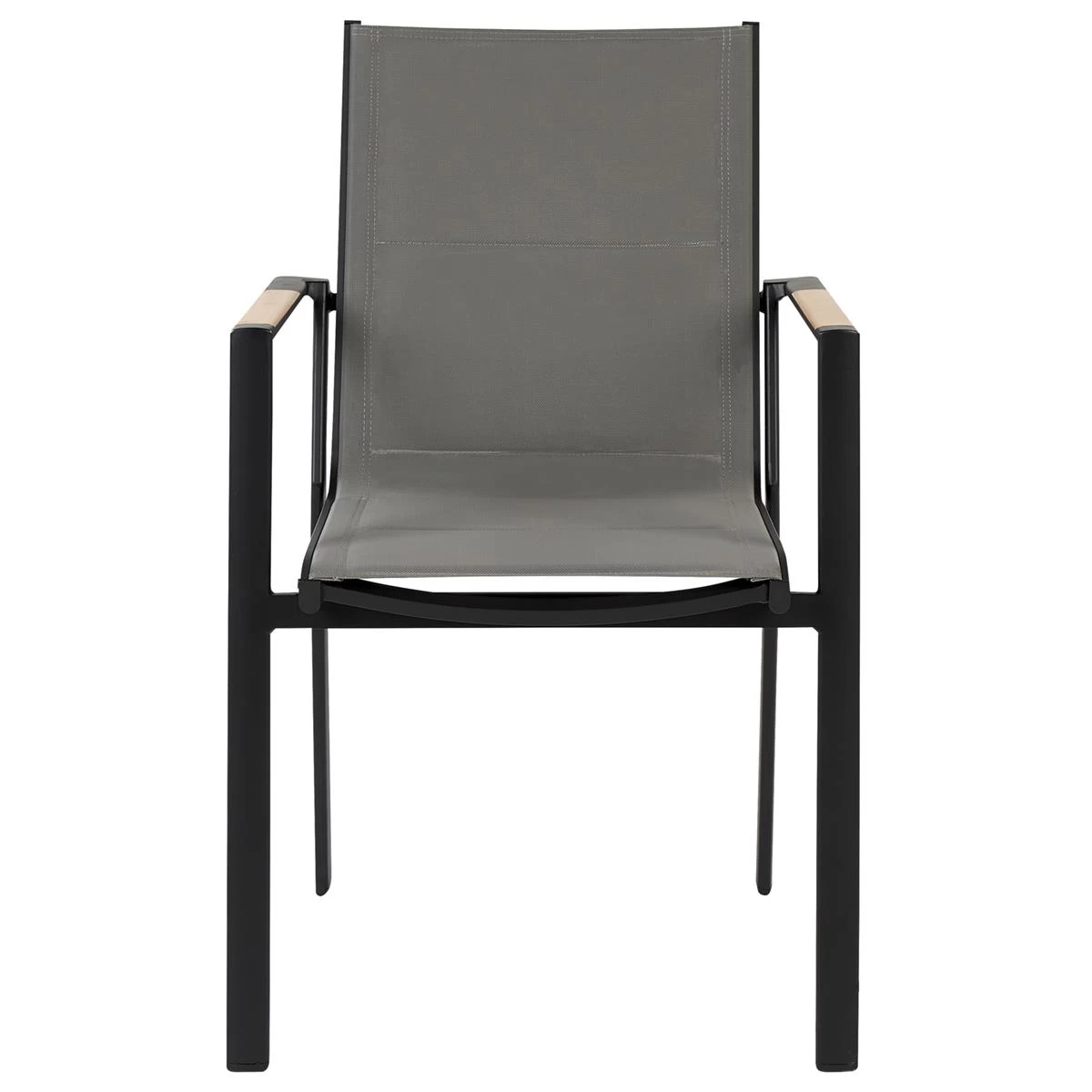 Beliani - OLMETTO|BUSETTO - Tuinset Voor 4 - Zwart - Aluminium - Afbeelding 7