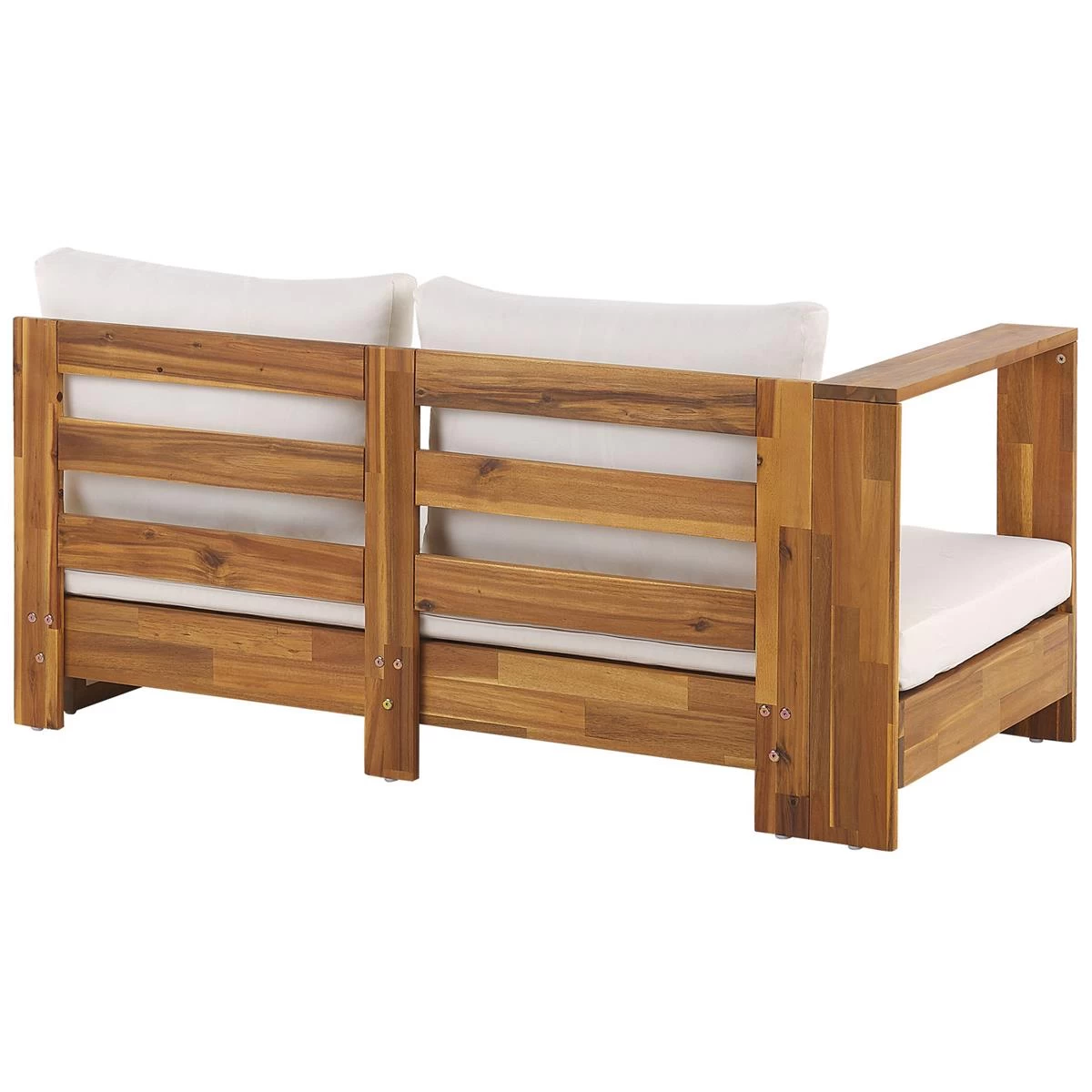 Beliani - MARETTIMO - Loungeset Voor 5 - Lichte Houtkleur - Acaciahout - Afbeelding 7