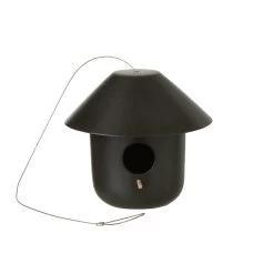 J-Line Vogelhuisje Pam Keramiek Zwart