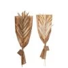 J-Line Gedroogde Bladeren 2 Stukken Naturel Small Assortiment Van 2