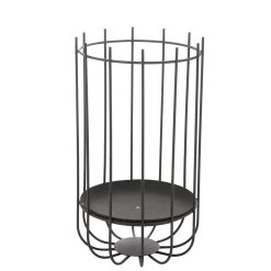 J-Line Vuurkorf Hoog Ijzer Zwart Small