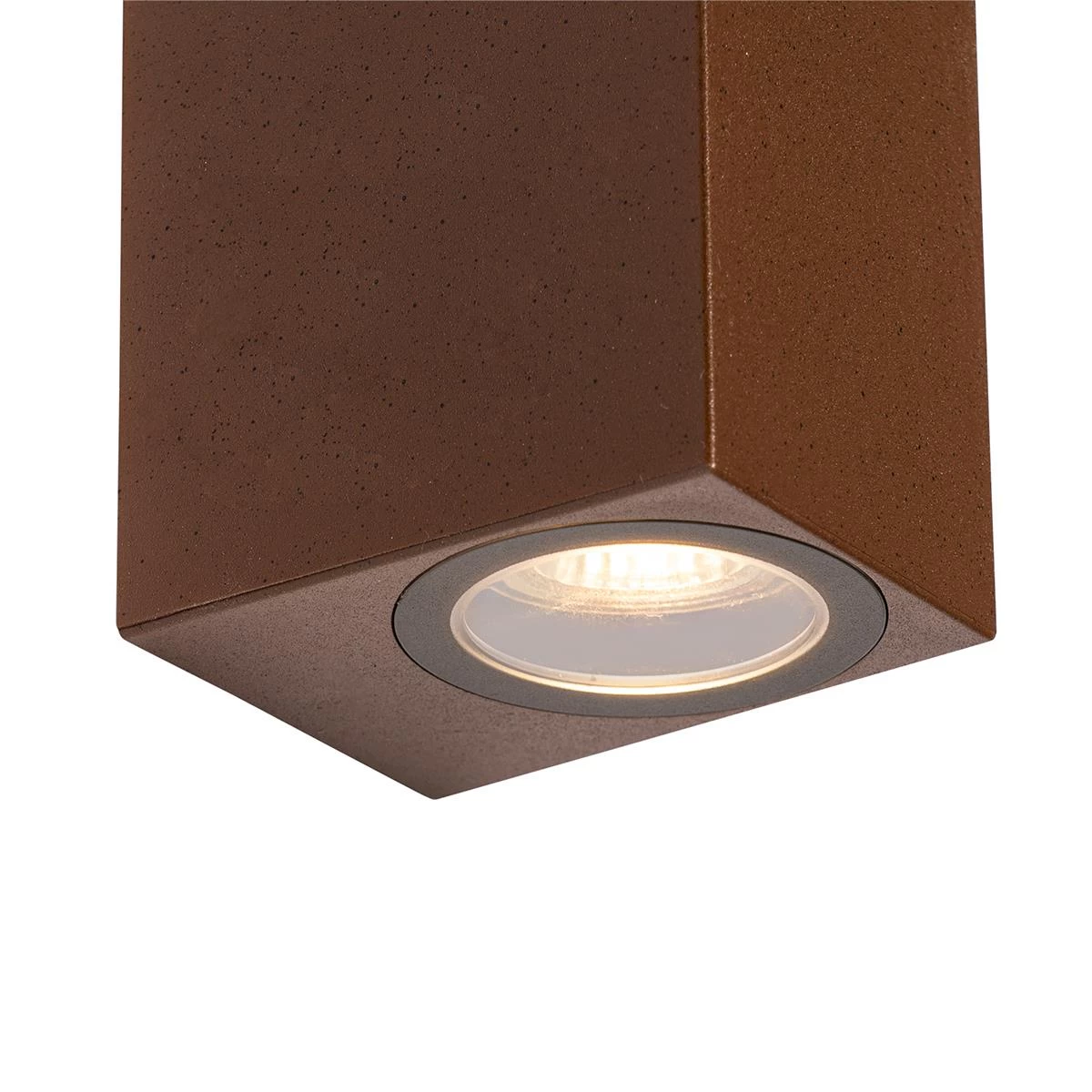 QAZQA Moderne Buiten Wandlamp Roestbruin Kunststof 2-lichts - Baleno - Afbeelding 4