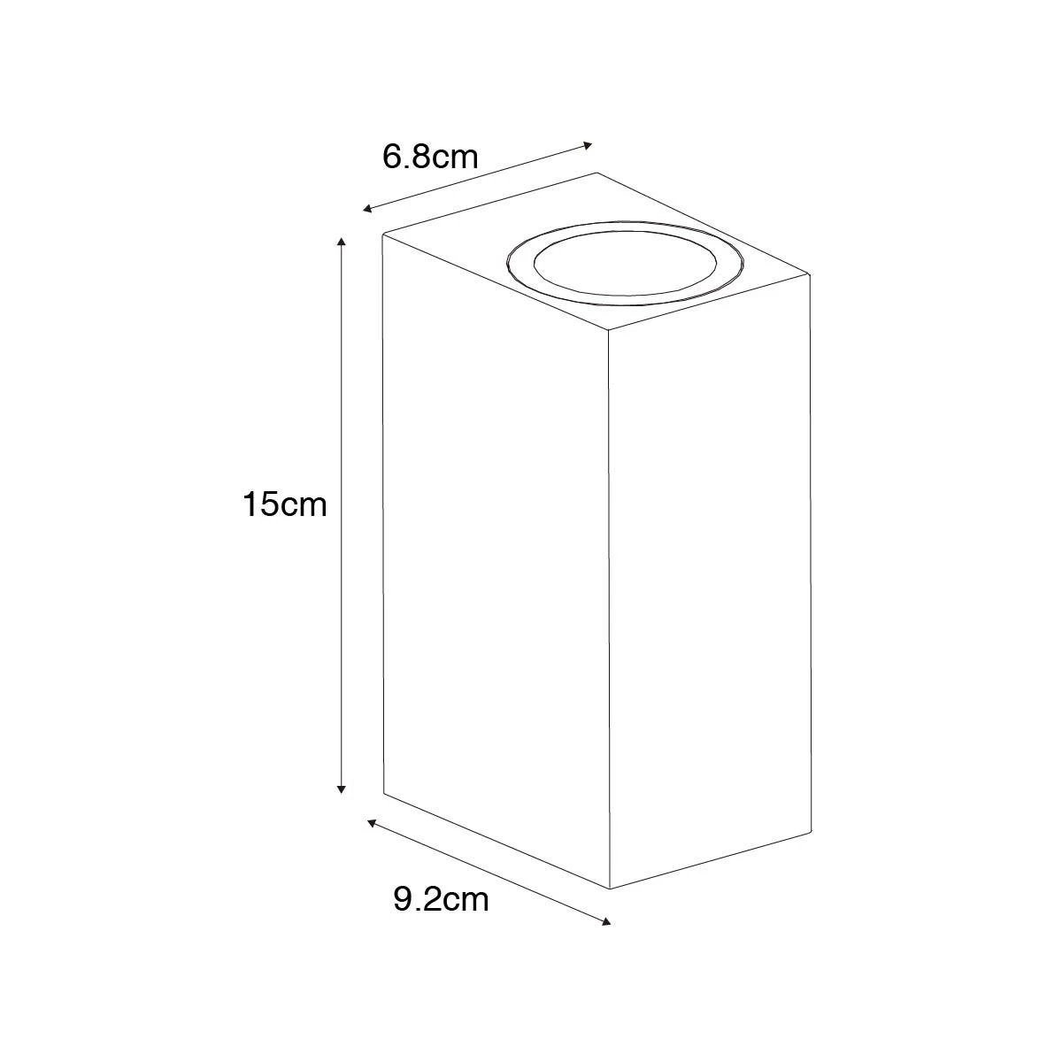 QAZQA Moderne Buiten Wandlamp Roestbruin Kunststof 2-lichts - Baleno - Afbeelding 5
