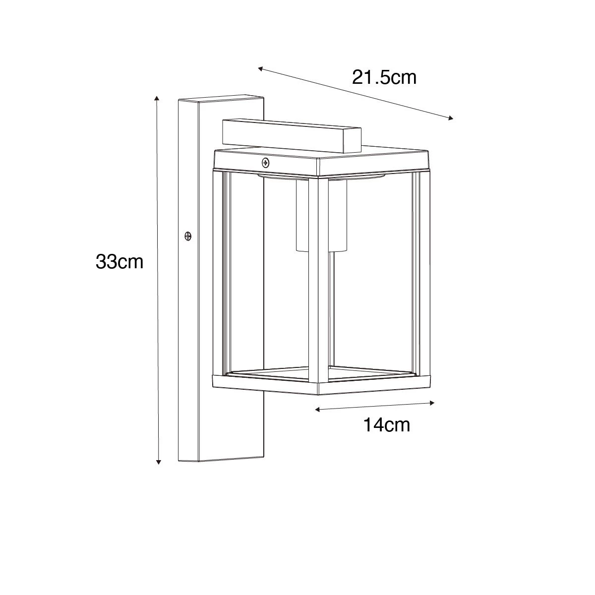 QAZQA Buiten Wandlantaarn Zwart Met Ribbel Glas IP44 - Charlois - Afbeelding 5