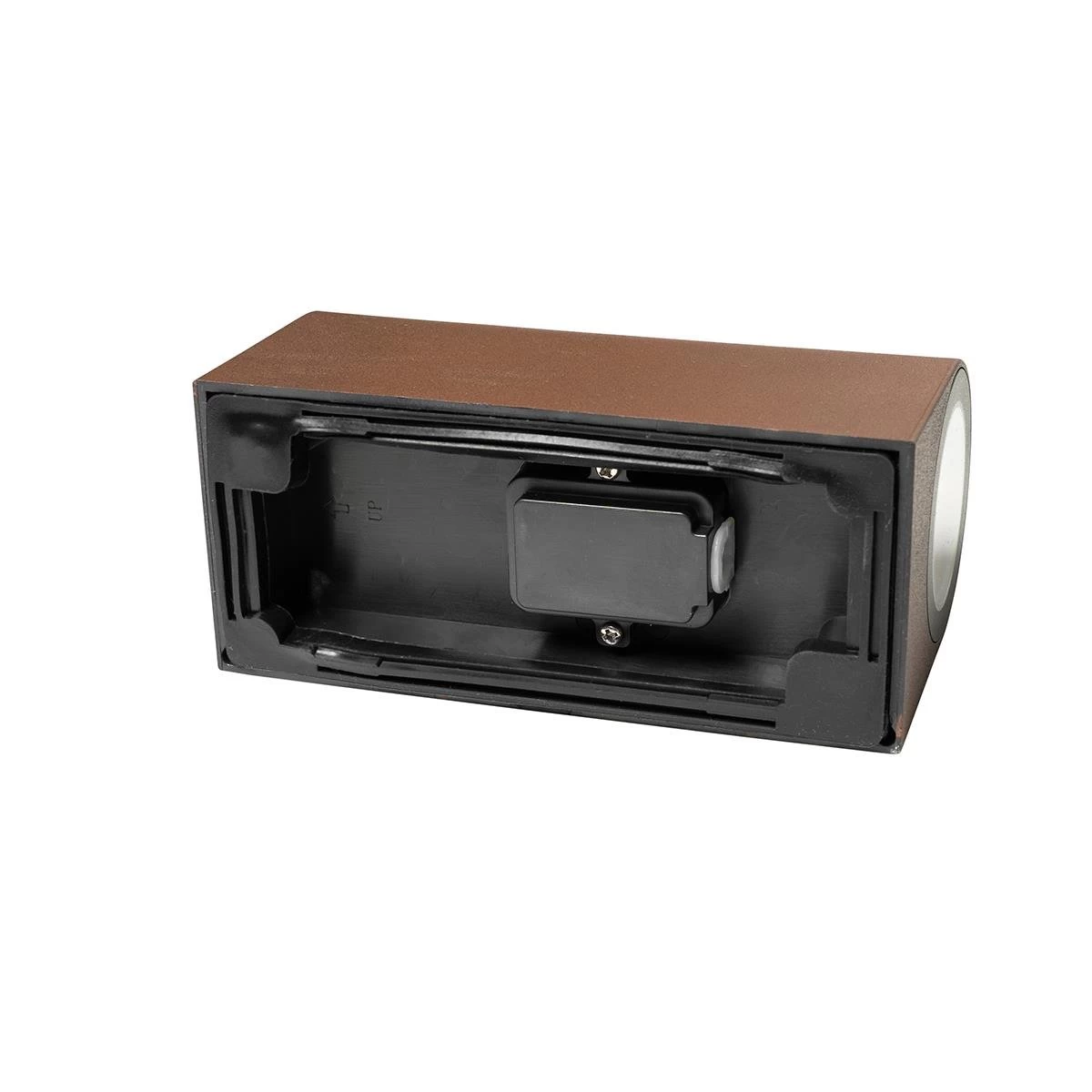 QAZQA Buiten Wandlamp Roestbruin Kunststof Ovaal 2-lichts - Baleno - Afbeelding 10