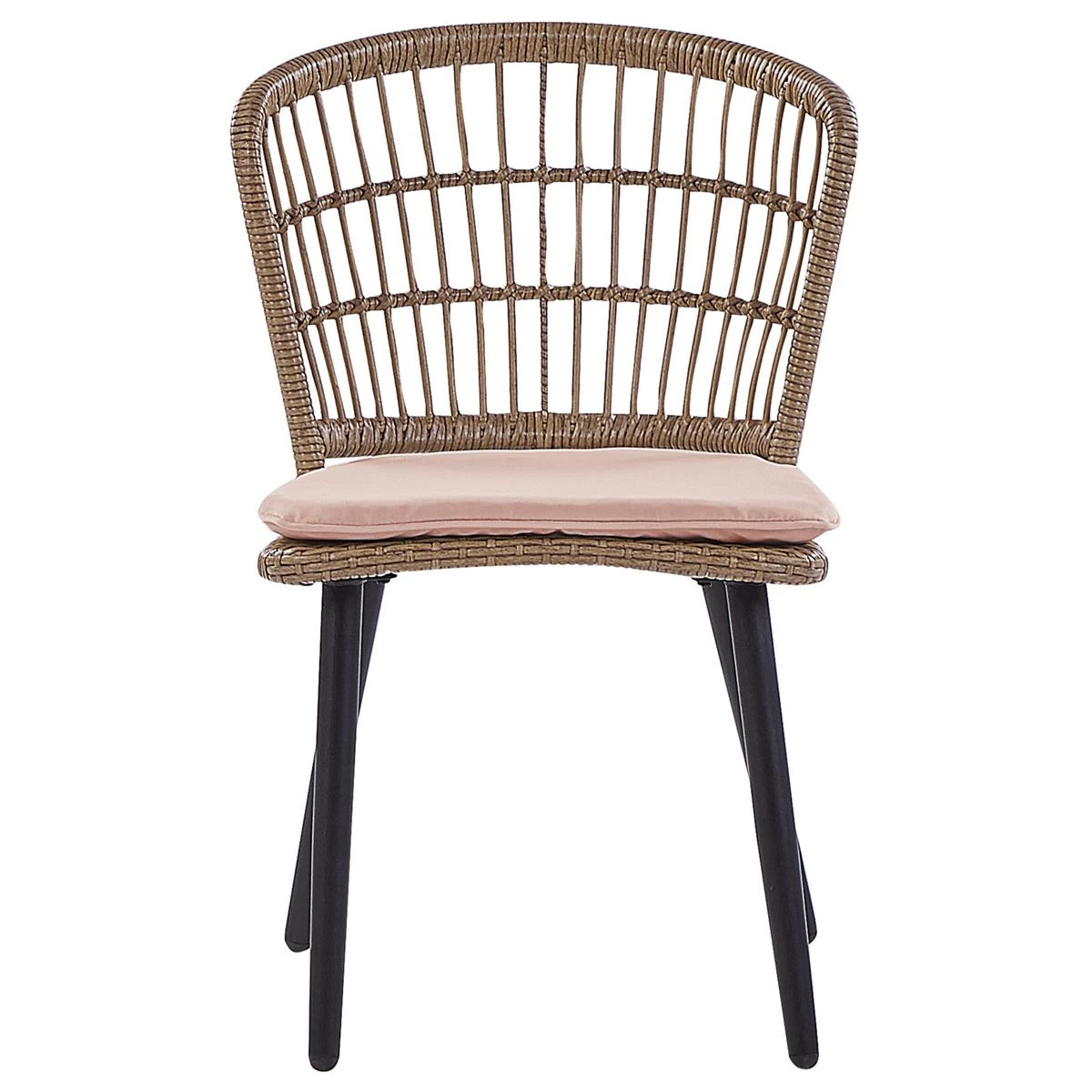 Beliani - ALIANO - Tuinset 6 Personen - Natuurlijk - PE Rotan - Afbeelding 3