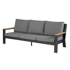 Exotan 3-Zits Tuinbank Valerie - Aluminium - Antraciet - 80x82x214