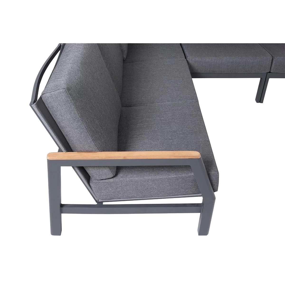 Taste By 4 Seasons Ravenna Loungebanken Links En Rechts - Donker Grijs - Afbeelding 2