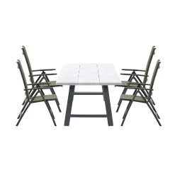 Garden Impressions Santana Verstelbare Tuinset - Leuven Tuintafel