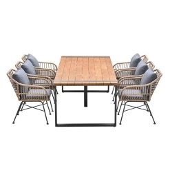 Garden Impressions Lucas - Alto Tuinset 7-delig Bruin