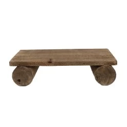 Clayre & Eef Plantentafeltje 35x17x9 Cm Bruin Hout Rechthoek