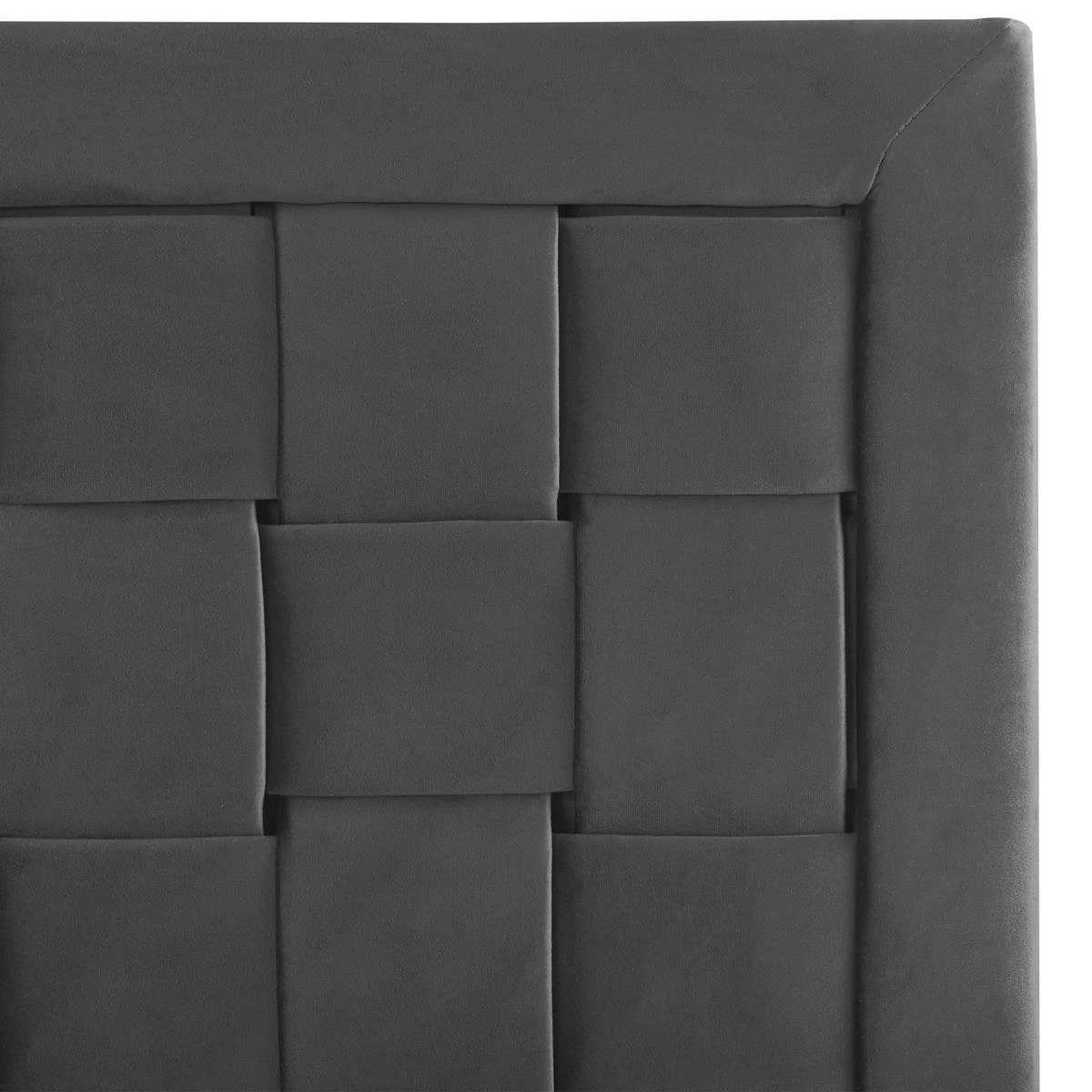 Beliani - LIMOUX - Tweepersoonsbed - Zwart - 140 X 200 Cm - Fluweel - Afbeelding 6