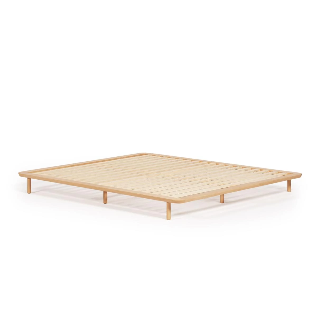 Kave Home - Anielle Bed Van Massief Essenhout Voor Een Matras Van 180 - Afbeelding 4