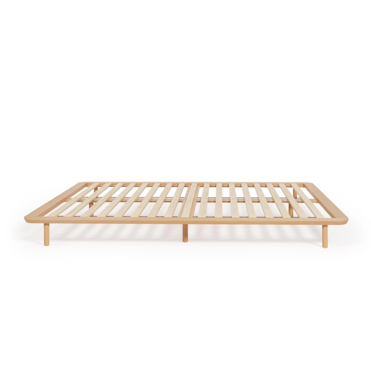 Kave Home - Anielle Bed Van Massief Essenhout Voor Een Matras Van 180 - Afbeelding 6
