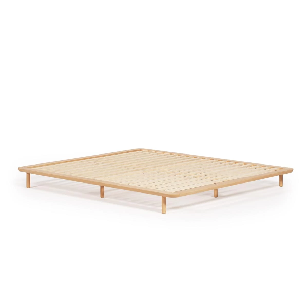 Kave Home - Anielle Bed Van Massief Essenhout Voor Een Matras Van 180 - Afbeelding 5