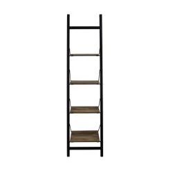 HSM - Decoratieve Ladder - Mangohout|ijzer - Powdercoated Black