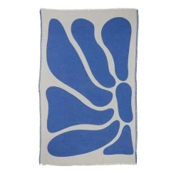 By FonQ Flora Plaid 130 X 200 Cm - Blauw