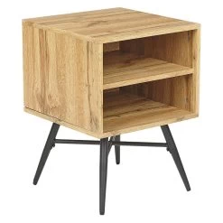 Beliani - LUBOCK - Nachtkastje - Lichte Houtkleur - MDF