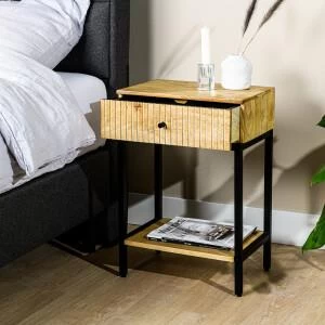 Hoyz Collection - Nachtkastje M215 Mango Light - 41x28x60 - Afbeelding 3