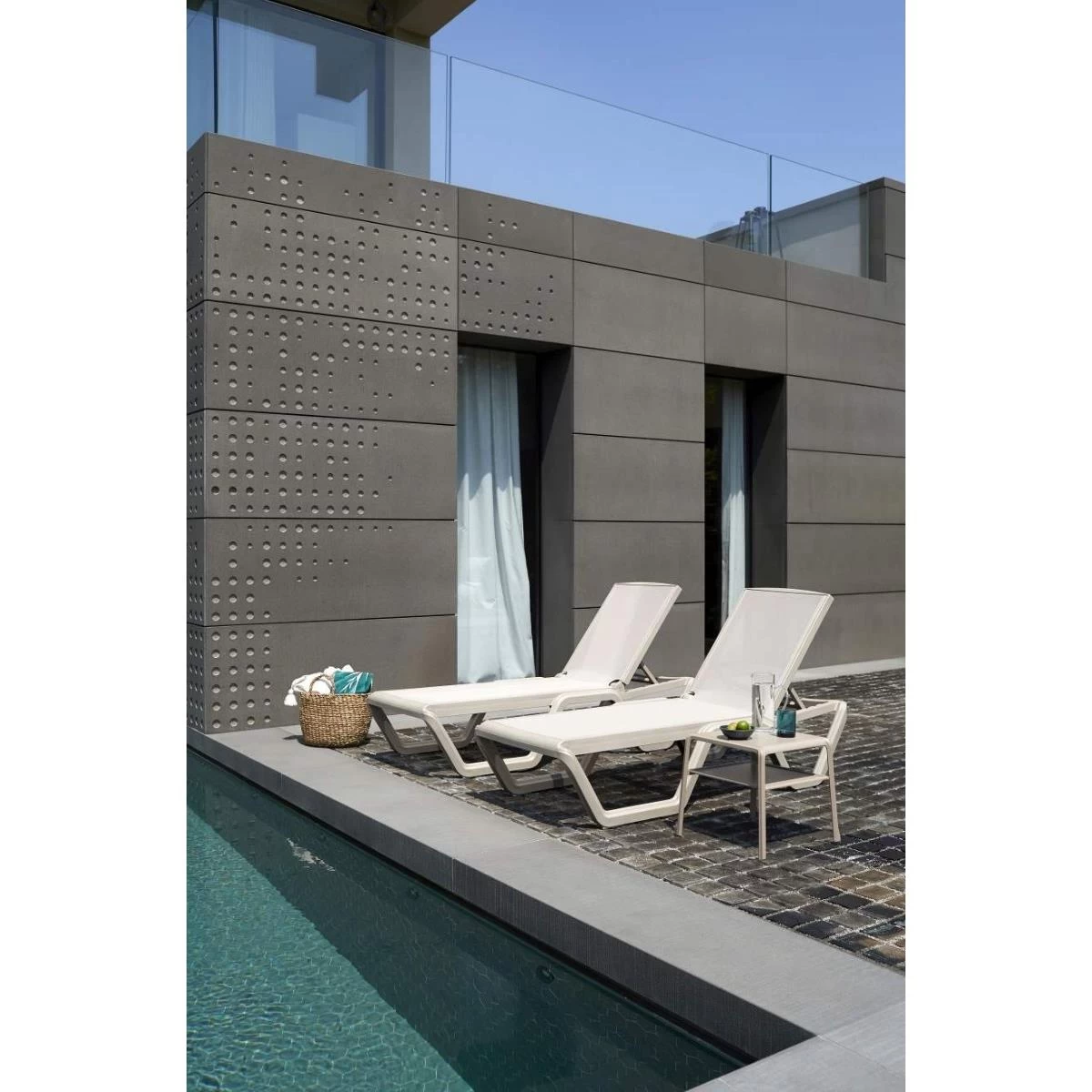 SCAB Vela Verstelbaar Ligbed Met Wielen - Set Van 2 - Antracietgrijs - Afbeelding 10